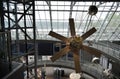 Futuristic interior of the Tsiolkovsky State Museum of the History of Cosmonautics in Kaluga Royalty Free Stock Photo