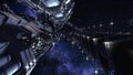 Futuristic interstellar spacecraft