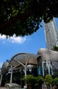 Futuristic Ion Orchard shopping mall: Singapore Royalty Free Stock Photo