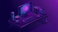 Cyberpunk Programmer Workstation
