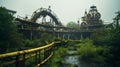 Futuristic Junglepunk: Exploring Abandoned Theme Park In Grandiose Ruins