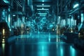Futuristic Laboratory Research: Advanced Scientific Experiments in a High-Tech Setting