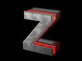 Futuristic letter Z