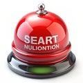 Levitating Smart Notification bell with digital pulse