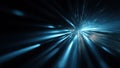 Futuristic Light Burst Motion Abstract for Tech and Sci?Fi Projects Royalty Free Stock Photo