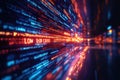 Futuristic low code platform displays vibrant coding symbols. Digital innovation interface. Creative tech visual. Modern software