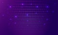 Futuristic meta verse background, wire frame. Neon glow, lines of light Royalty Free Stock Photo