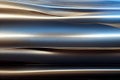 Futuristic metal texture background. Stainless steel, chrome, chromium, silver, aluminium, golden, gold, blue neon elements Royalty Free Stock Photo