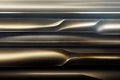 Futuristic metal texture background. Stainless steel, chrome, chromium, silver, aluminium, golden, gold, blue neon elements Royalty Free Stock Photo