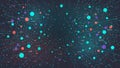 Futuristic method of analyzing and sorting large databases, visualization of digital information flow, technological analytics of