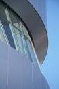 Futuristic modern building detail Royalty Free Stock Photo