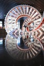 The futuristic modern interiror architecture design in the book store Zhongshuge in Shenzhen, China