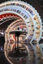 The futuristic modern interiror architecture design in the book store Zhongshuge in Shenzhen,