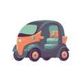 futuristic modern mini car icon