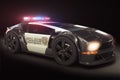 Futuristic Modern Police car cruiser