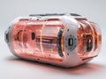 futuristic modular cryopod with advanced technology