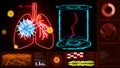 Futuristic monitor of Pulmonary Edema and digital lap red mRNA is a condition was fault cause mutation of virus