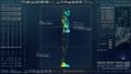 Futuristic HUD Biomedical Diagnostic