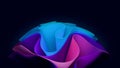Futuristic multicolored abstract background.