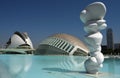 Ciudat de las Artes y las Ciencias Valencia Royalty Free Stock Photo