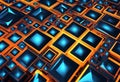 Futuristic Nano Technology: Hyper-Detailed Abstract Background