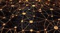 Futuristic Neural Network, Innovative Tech on a Dynamic Digital Background, Generative AI