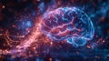Futuristic neural network visualization - generative ai