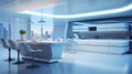 futuristic New modern kitchen. Futuristic high gloss kitchen. generative ai Royalty Free Stock Photo