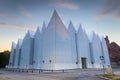 Futuristic office building in Szczecin Philharmonic Royalty Free Stock Photo