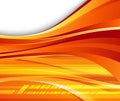 Futuristic orange background - speed