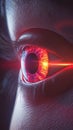 Futuristic payment systems using retinal scans for secure transactions.