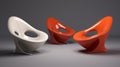 Futuristic Plastic Chairs With Fluid Gestures - Inspired By Filip Hodas