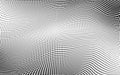 Futuristic pop art print. Monochrome background with dots. Optical spotted texture. Halftone dot pattern