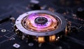 Futuristic Quantum System Core in Medium Shot