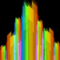 Futuristic rainbow abstract background