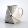 Futuristic Realism: The Chromepunk Coffee Cup With Triangle Base