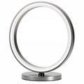 A futuristic ring lamp with adjustable light intensity. Royalty Free Stock Photo