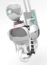 Futuristic Robot Design Royalty Free Stock Photo