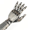 Robot hand isolated on white background Royalty Free Stock Photo