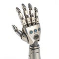 Robot hand isolated on white background Royalty Free Stock Photo