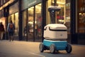 Futuristic robotic delivery technology