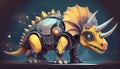 illustrated dino
