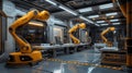 Futuristic Robotic Factory Automation System