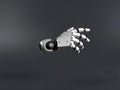 Futuristic Robotic Hand, Advanced Prosthetic Technology Concept Royalty Free Stock Photo