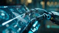 Futuristic Robotic Hand Interaction