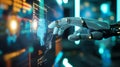 Futuristic Robotic Hand Interaction