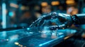 Futuristic Robotic Hand Interaction