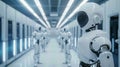 Futuristic Robotics Factory