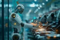 Futuristic Robotics in Modern Factories , AI Integration and Automation