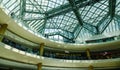 Futuristic roof of shopping mall in Singapore